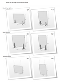 Sneeze Guard SG-48 (48x36 Model) - 6 Ways to Use
